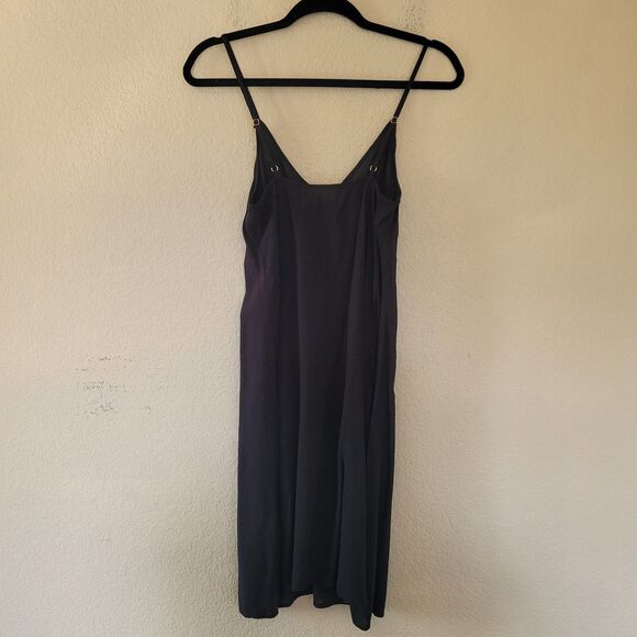Auguste the Label Keepsake Midi Slip Dress Black Sexy Date Night Strappy Sz 6 - Picture 8 of 8